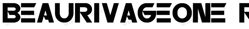 BeauRivageOne ROB Re字体转换